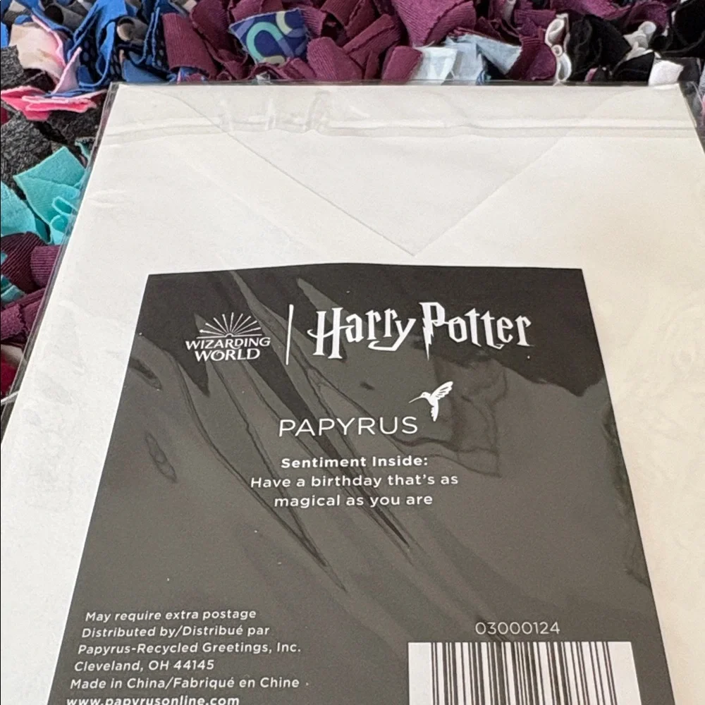 🆕Papyrus-Harry Potter Birthday Greeting Card